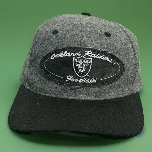 Vintage 1990s Oakland Raiders Eazy E Sports Specialties Wool Custom Hat - Picture 3 of 5